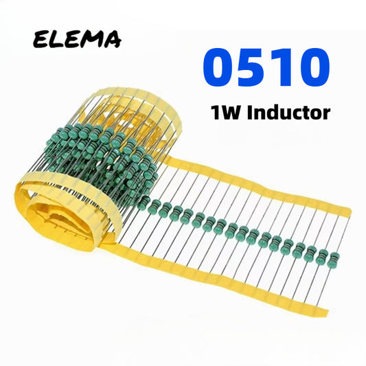 0510 1W Inductors 100uH-10mH Color Ring Inductors DIP Inductors 100UH 330UH 1MH 2.2MH 4.7MH Color Circle Coils Inductor
