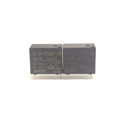 2Pcs SANYOU SJ-S Relay 4Pin Automotive Relay Universal Power Relay SJ-S-105DM 109 112 118 124DMH