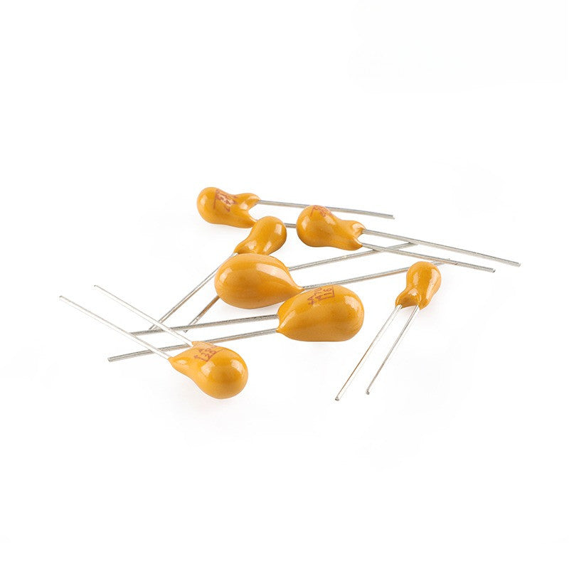 5Pcs DIP Tantalum Capacitors 16V/25V/35V/50V 0.1UF/1UF/4.7UF/10UF/22UF/33UF/47UF/100UF Tantalum Capacitors