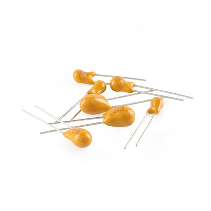 5Pcs DIP Tantalum Capacitors 16V/25V/35V/50V 0.1UF/1UF/4.7UF/10UF/22UF/33UF/47UF/100UF Tantalum Capacitors