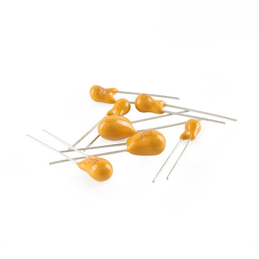 5Pcs DIP Tantalum Capacitors 16V/25V/35V/50V 0.1UF/1UF/4.7UF/10UF/22UF/33UF/47UF/100UF Tantalum Capacitors
