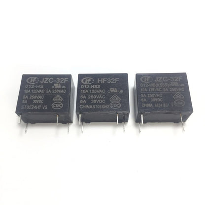 2Pcs Original JZC-32F HF32F-G HF HF32F Relay 4Pin 5Pin 5V 9V 12V 24V 48V