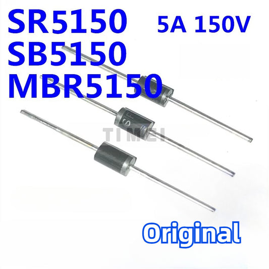 20pcs New Original  SR5150 MBR5150 SB5150 SB5150M Schottky Diode 5A 150V