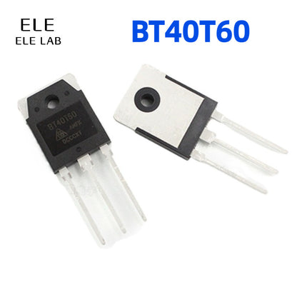 5/2/1Pcs Original BT40T60 TO-3P IGBT Transistor 600V 40A High-Power Switching Module for Inverters, Motor Drives & Industrial SMPS