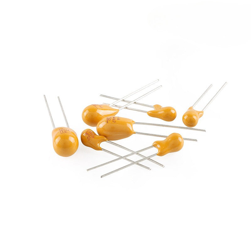 5Pcs DIP Tantalum Capacitors 16V/25V/35V/50V 0.1UF/1UF/4.7UF/10UF/22UF/33UF/47UF/100UF Tantalum Capacitors