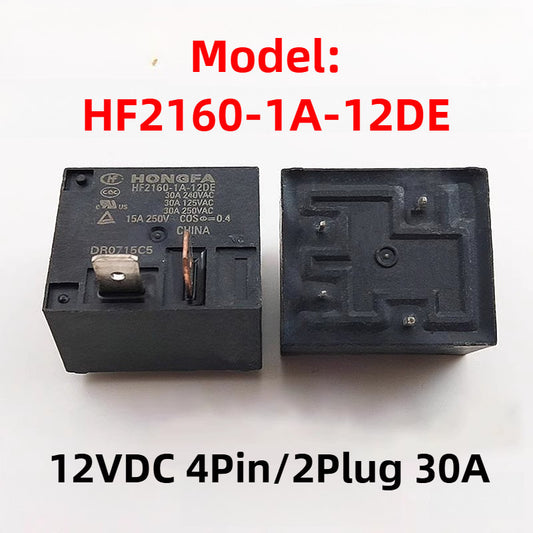 Original Relay for Air Conditioners & Water Heaters  HF2160-1A-12DE HF2160-1A-24DE JT2160-1A-12DE