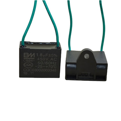 BM CBB61 Starting Capacitor for Fans, Exhaust Fans, Ceiling Fans, Floor Fans 1UF 1.2UF 1.5UF 1.8UF 2.5UF 3UF 4UF 5UF 6UF Motor Run Capacitor