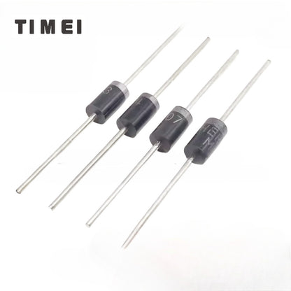 100/50pcs HER203 HER204 HER205 HER207 HER208 2A 1000V DO-15 Ultrafast Recovery Diodes