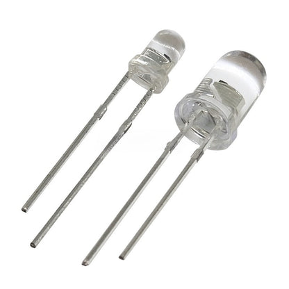 50Pcs F3/F5 3mm/5mm Full-Color RGB LED Red/Blue/Green Tri-Color LED Diode Fast flash/Slow flash High-Brightness Energy-Efficient Diodes