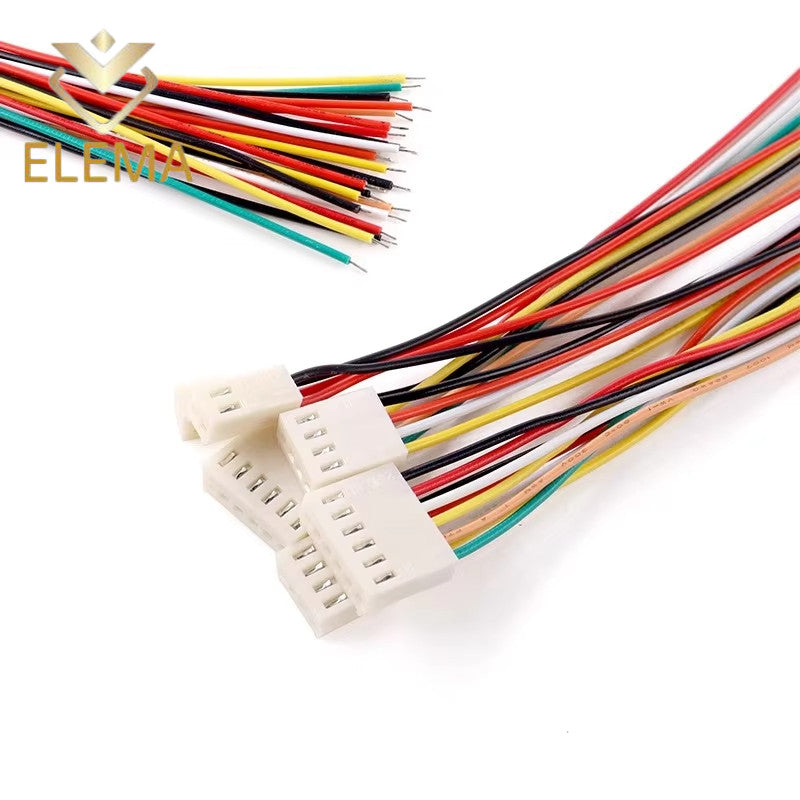 KF2510 Terminal Wire 2.54mm Spacing 2/3/4/5/6Pin Single Head Electronic Cable 20cm  2510 Connecting Wire