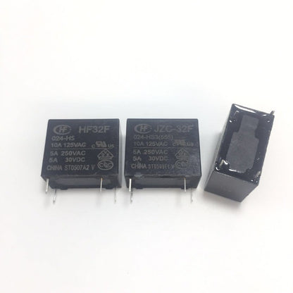 2Pcs Original JZC-32F HF32F-G HF HF32F Relay 4Pin 5Pin 5V 9V 12V 24V 48V