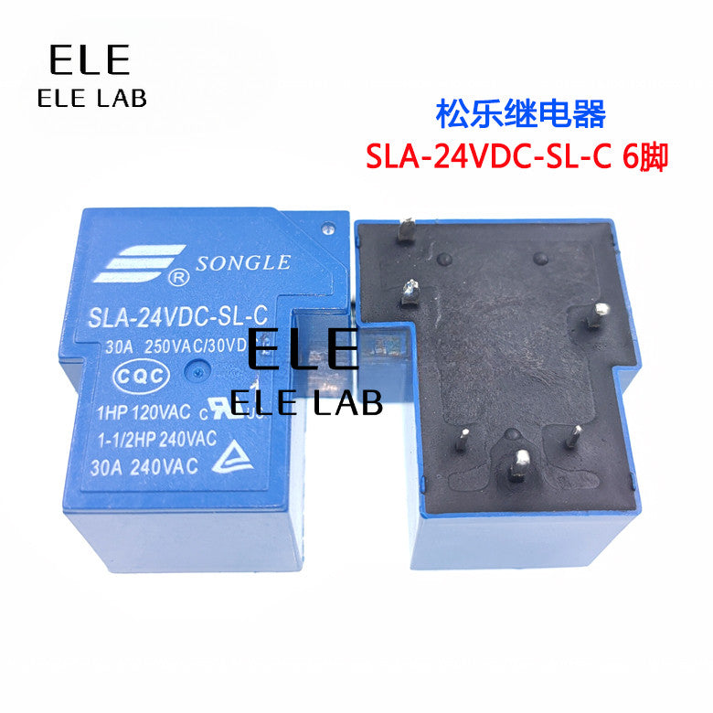 ‌SLA Relay 05VDC 09VDC 12VDC 24VDC 48VDC 30A Power Relay with 4Pin 5Pin 6Pin for High-Current Switching