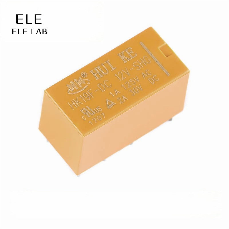 ‌HK19F Relay HK19F-DC3V-SHG HK19F-DC5V-SHG HK19F-DC9V-SHG HK19F-DC12V-SHG HK19F-DC24V-SHG 8Pin HKE Signal Relay