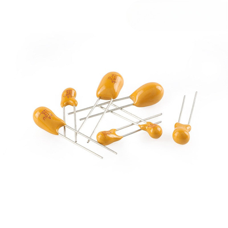 5Pcs DIP Tantalum Capacitors 16V/25V/35V/50V 0.1UF/1UF/4.7UF/10UF/22UF/33UF/47UF/100UF Tantalum Capacitors