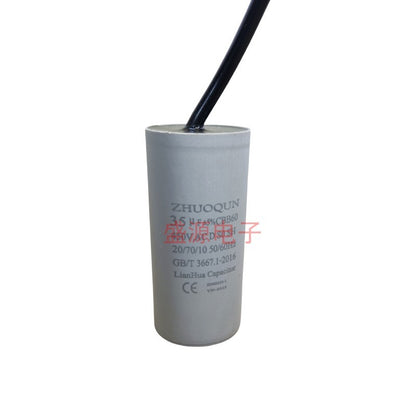 ‌CBB60 Start Run Capacitor 4UF 6UF 7UF 8UF 10UF 12UF 13UF 15UF 20UF 25UF 30UF 35UF 40UF 45UF 50UF 60UF Explosion-Proof Waterproof for Pumps, Washing Machines