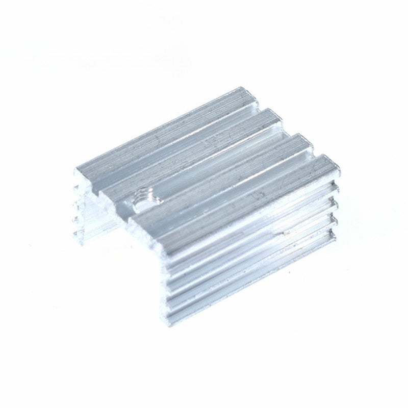 10Pcs 21x15x10mm Aluminum Heat Sink With needle/No Needle Dual Versions Efficient Cooling for TO-220 Transistors/MOSFETs