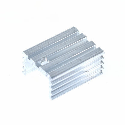 10Pcs 21x15x10mm Aluminum Heat Sink With needle/No Needle Dual Versions Efficient Cooling for TO-220 Transistors/MOSFETs