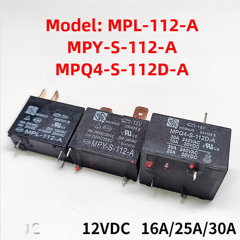 Power Relay for Microwave Oven, Water Heater & Air Conditioning Compatible with Midea, Gree, Haier MPL-112-A MPY-S-112-A MPQ4-S-112-A