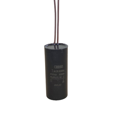 ‌CBB60 Start Run Capacitor 4UF 6UF 7UF 8UF 10UF 12UF 13UF 15UF 20UF 25UF 30UF 35UF 40UF 45UF 50UF 60UF Explosion-Proof Waterproof for Pumps, Washing Machines