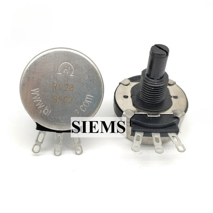 Metal RV28P Potentiometer B102 B103 B104 B333 B471 B472 B502 Potentiometer Metal Shell 3Pin Commonly used in electric welding machines