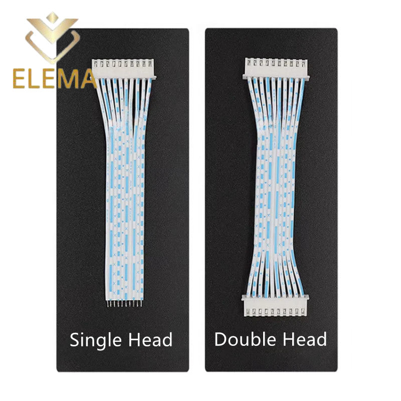 XH2.54mm Pitch blue White Wire Ribbon Cable Single/Double Head 2/3/4/5/6 Pin Line length 20cm Connector Cable XH2.54