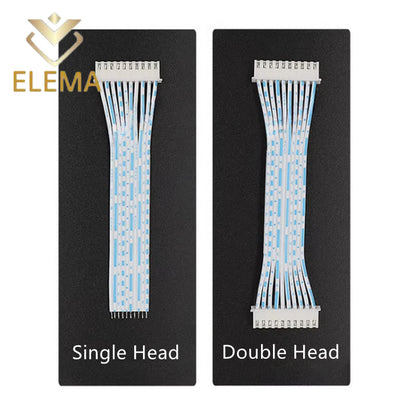 XH2.54mm Pitch blue White Wire Ribbon Cable Single/Double Head 2/3/4/5/6 Pin Line length 20cm Connector Cable XH2.54