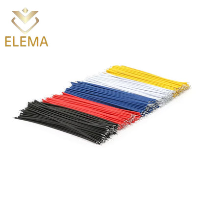 50/100Pcs Double head Tin-Plated PCB Bread board Jumper Cable Wire Connector Wire 22AWG 6cm 10cm 20cm Electronic  wire Conductor Wire