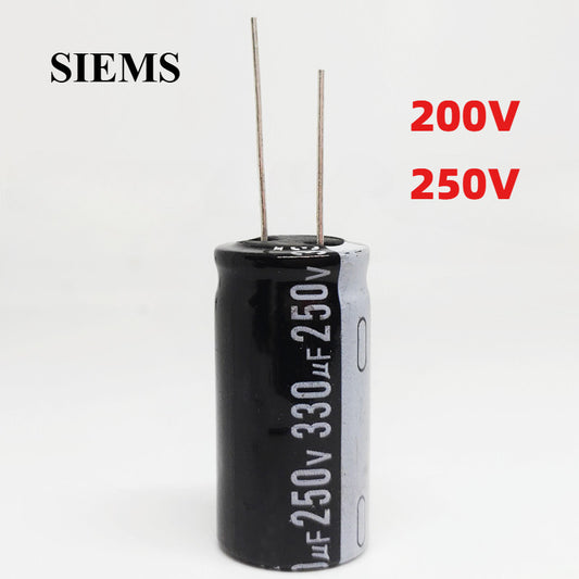 New Original Capacitor 200V 330UF/250V 330UF Electrolytic capacitor 18x31/18x35/18x30mm