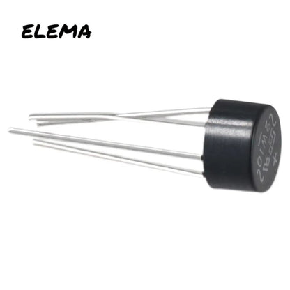 2W10 2A 1000V Bridge Rectifier DIP-4 2W10 Silicon Diodes Single Phase DIP-4 Round Bridge Rectifier