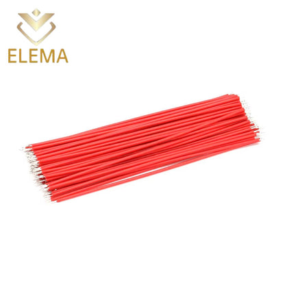 50/100Pcs Double head Tin-Plated PCB Bread board Jumper Cable Wire Connector Wire 24AWG 5/10/15/20/30cm Electronic  wire Conductor Wire