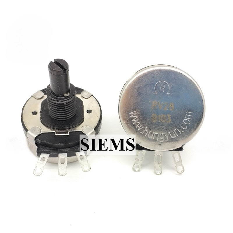 Metal RV28P Potentiometer B102 B103 B104 B333 B471 B472 B502 Potentiometer Metal Shell 3Pin Commonly used in electric welding machines