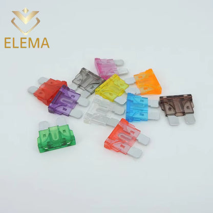 Medium Car Fuse Standard Fuse Blade Insert auto Car Truck ZINC Pins 1A 2A 3A 4A 5A 7.5A 10A 15A 20A 25A 30A 35A 40A 50A