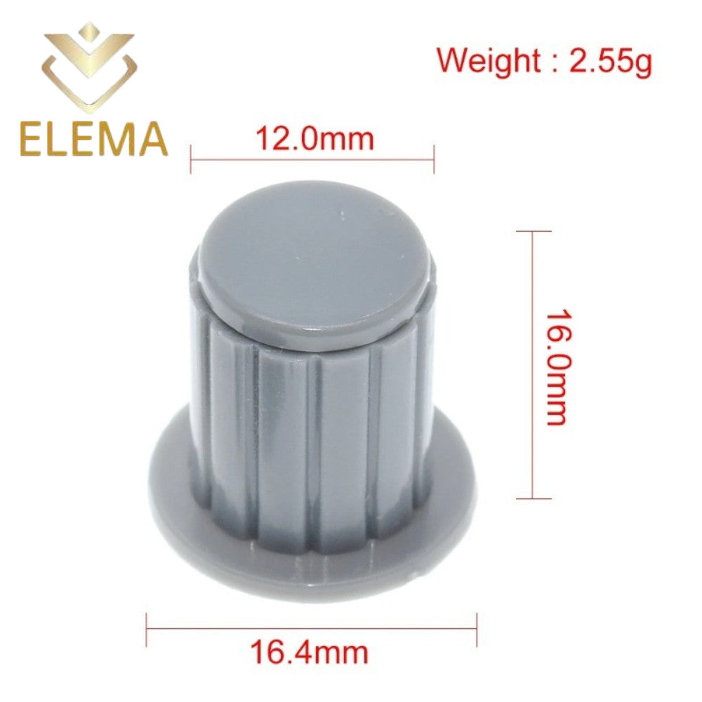 Plastic knob potentiometer knob cap Copper core knob cap Aperture 4mm For WXD3 WH5-1A