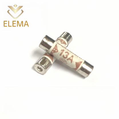 BS1362 British Plug Fuse 1A 2A 3A 5A 10A 13A 15A 20A 6X25mm Ceramic Fuse Tube