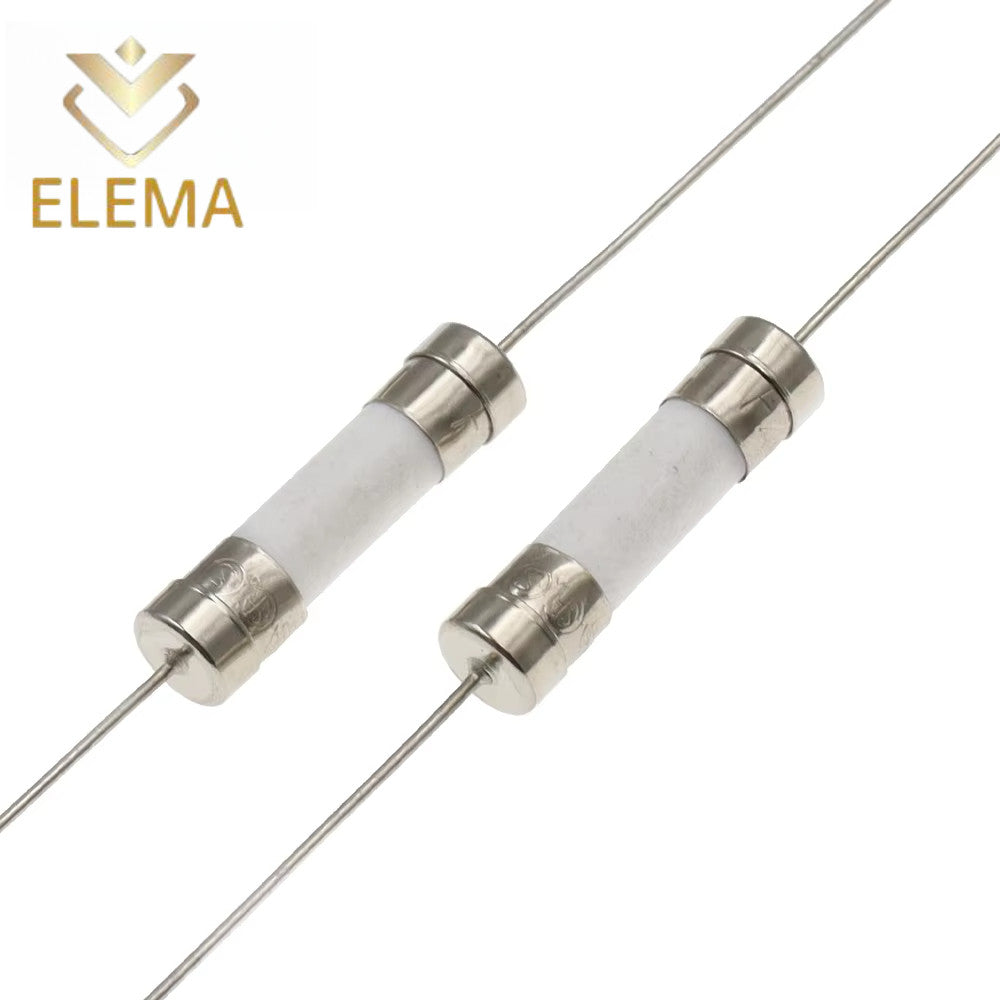 10PCS 5*20mm 6*30mm Ceramic Fuse With pin 1A 2A 3.15A 5A 6.3A 8A 10A 12A 15A 20A 25A 30A 250V Ceramic Fuse