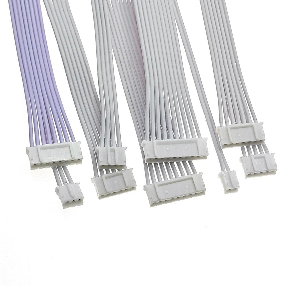 5Pcs PH2.0 Connector Terminal Wire Cable 10cm 20cm Pitch 2.0 JST Wire Single Double Head 2P/3P/4P/5P/6P/7P/8P/9P/10/12 Pin