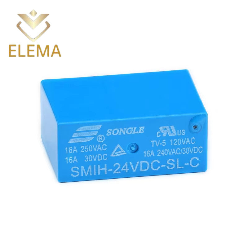 SMIH Relay SMIH-05VDC-SL-A SMIH-12VDC-SL-C 5/12/24VDC 6Pin/8Pin Relay 16A Normally Open Relay