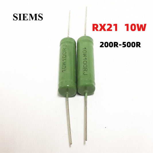 Wire Wound Resistors RX21 Resistors 10W 200R-500R 220R/240R/250R/270R/300R/330R/360R/390R/430R/470R Resistors 10W 5%