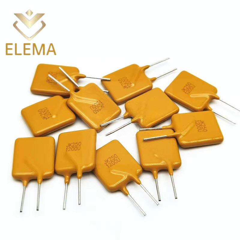 PTC Self Restore fuse 250V JK250 0.4A 0.5A 0.6A 0.8A 1A 1.2A 1.5A 2A Plug-in Self Recovery Type fuse 250V