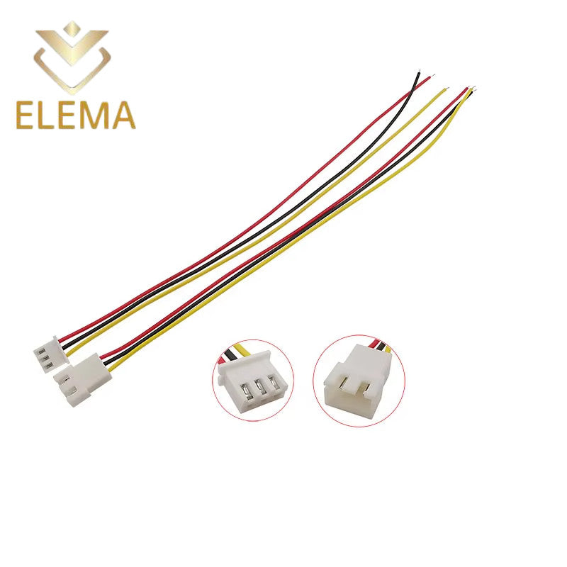 XH2.54 2/3/4/5/6 Pin Wire Cable Male Female Plug Socket Pitch 2.54mm Electronic wire Color Connector Cable 26AWG 20cm