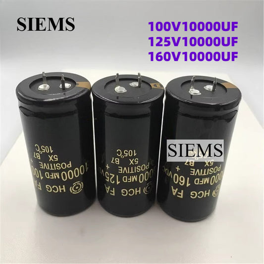 1Pcs Original Capacitor 100V/125V/160V 10000UF Audio Capacitor DC capacitor amplifier audio filter capacitor