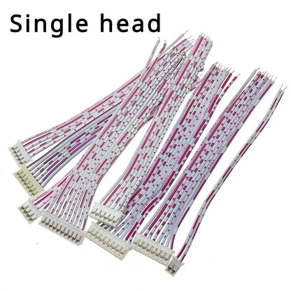 5Pcs PH2.0 Connector Terminal Wire Cable 10cm 20cm Pitch 2.0 JST Wire Single Double Head 2P/3P/4P/5P/6P/7P/8P/9P/10/12 Pin