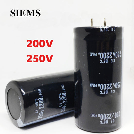 1Pcs New Original Capacitor 200V 2200UF/250V 2200UF Capacitor 35x50/35x60/35x65/30x70/35x70mm