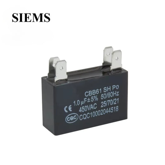 CBB61 start capacitor 450V Air conditioning External fan capacitor 1UF-12UF 1.5UF 2UF 3UF 4.5UF 6UF 7UF 10UF Fan Capacitor