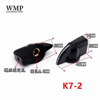 Band Switch Knob Cap K7-1 K7-2 Potentiometer Knob Cap Copper Core Circular Hole 6MM