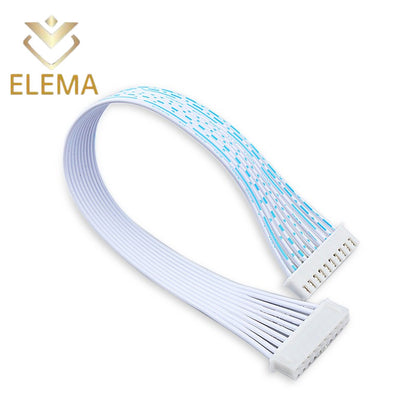 XH2.54mm Pitch blue White Wire Ribbon Cable Single/Double Head 2/3/4/5/6 Pin Line length 20cm Connector Cable XH2.54