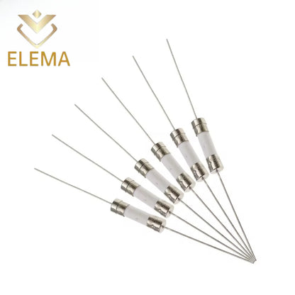 10PCS 5*20mm 6*30mm Ceramic Fuse With pin 1A 2A 3.15A 5A 6.3A 8A 10A 12A 15A 20A 25A 30A 250V Ceramic Fuse