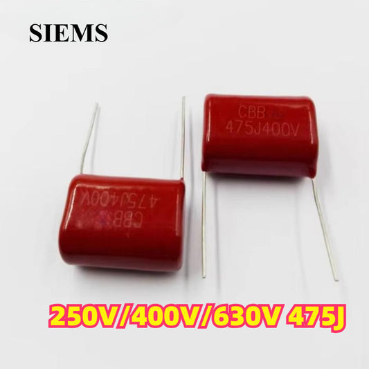 CBB Film Capacitor 250V/400V/630V 475J 475K P25 Capacitor Film Capacitor Pitch 25mm for Welding Machine