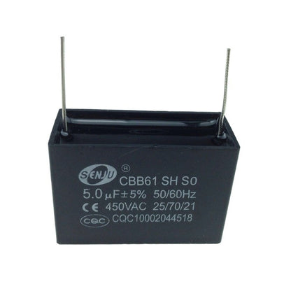 CBB61 Air Conditioning Capacitor 450V Fan Starting Capacitor 1uf/1.5uf/2uf/2.5uf/3uf/3.5uf/4uf/4.5uf/5uf/6uf/8uf/10uf/12uf