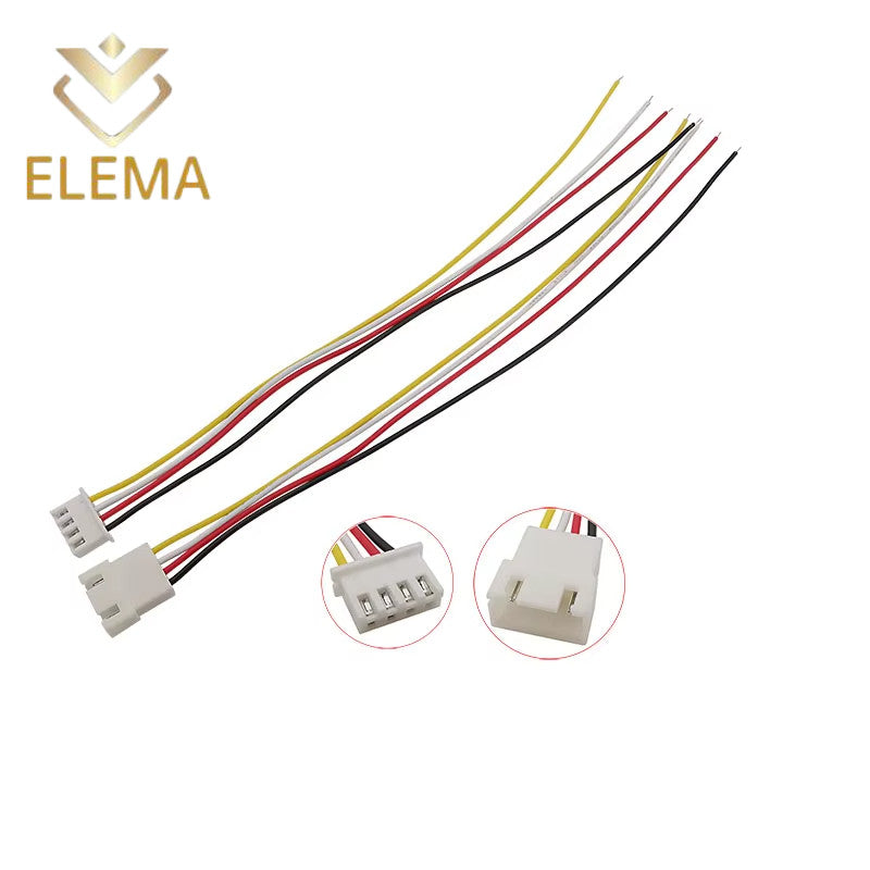 XH2.54 2/3/4/5/6 Pin Wire Cable Male Female Plug Socket Pitch 2.54mm Electronic wire Color Connector Cable 26AWG 20cm